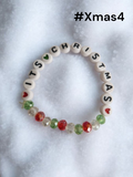 It's Christmas kids bracelet